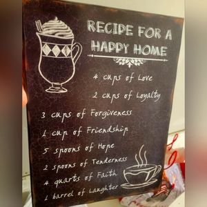 Hobby Lobby Happy Home Wall Decor NWT